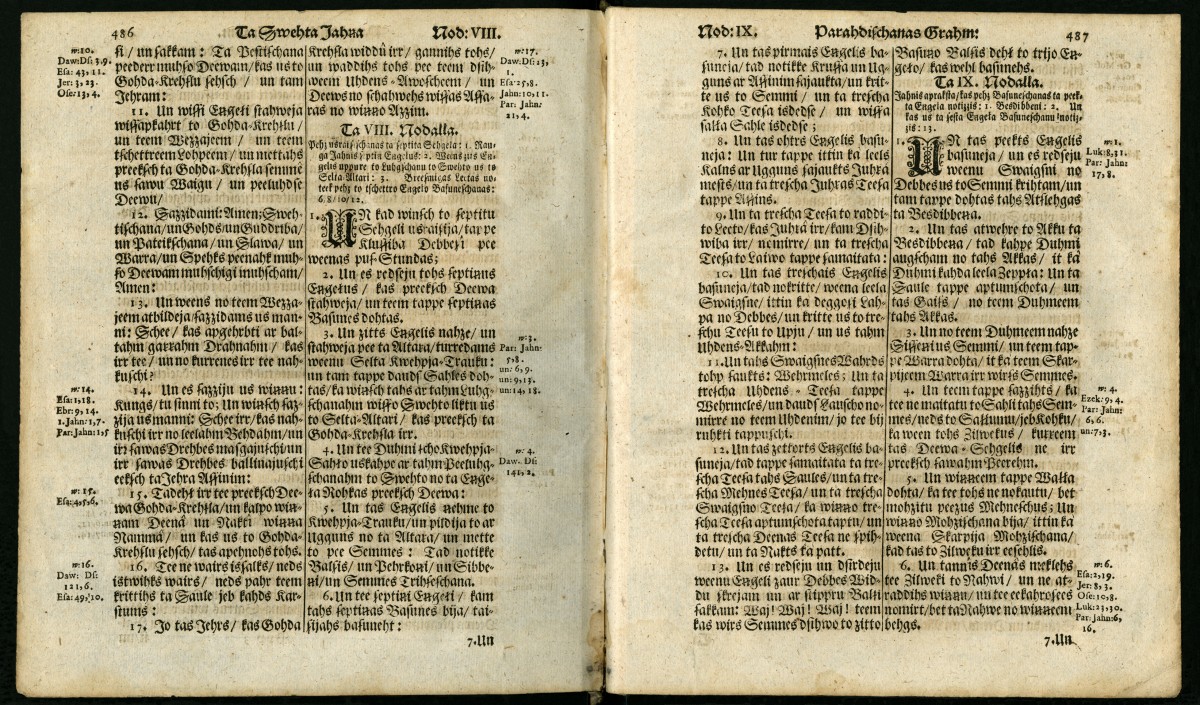 The first full Latvian translation of the Bible (1689/1694)